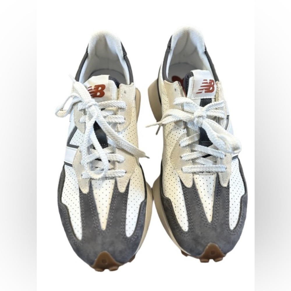 New Balance 327 sneaker in the Castlerock/Sea Salt colorway